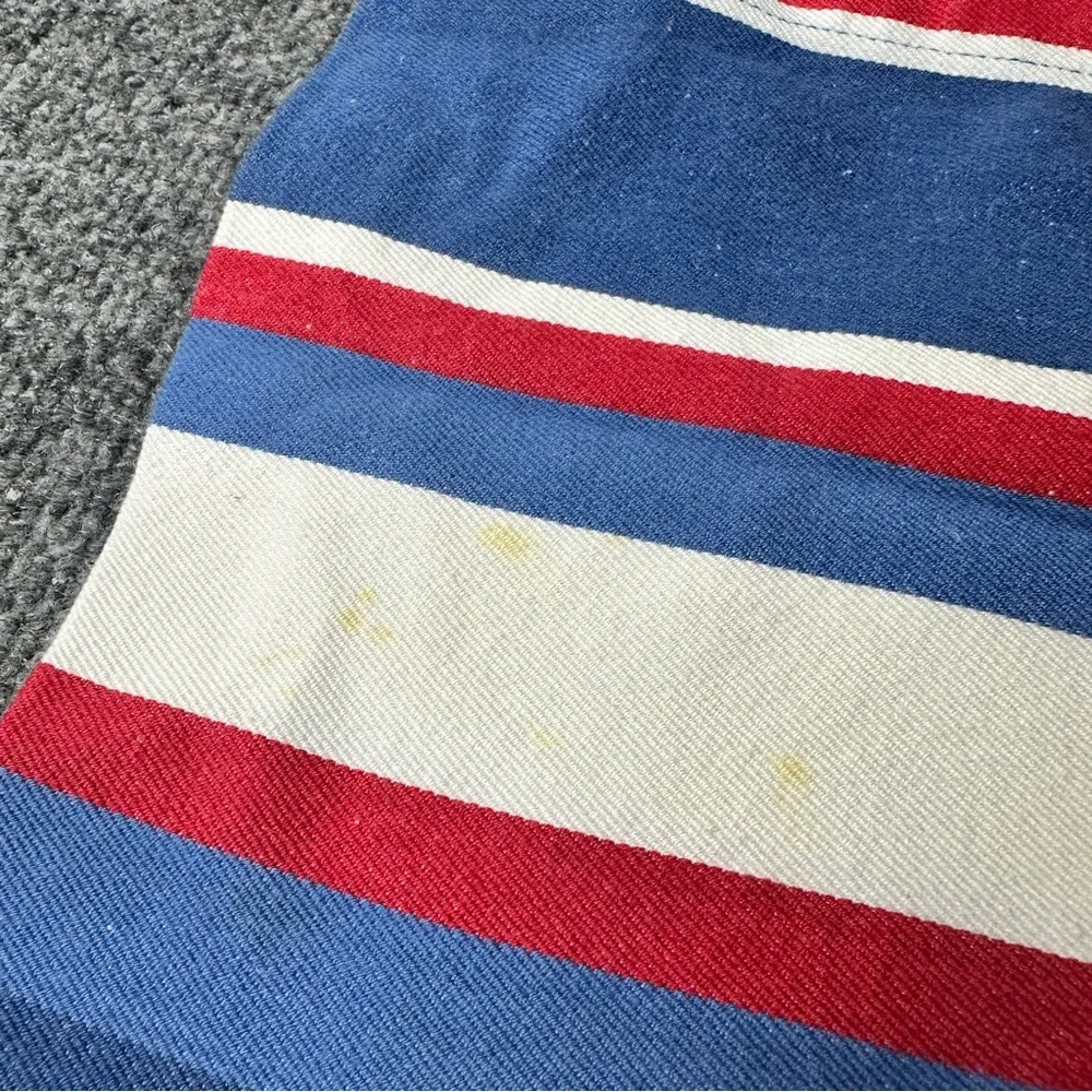 Tag cloth napkins striped cotton red white blue USA  patriotic America 4th July - Picture 11 of 11